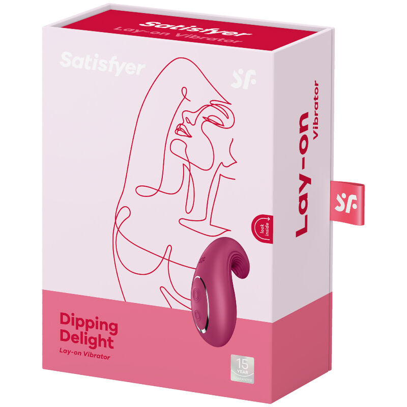 Satisfyer Dipping Delight vibrační stimulátor modrý