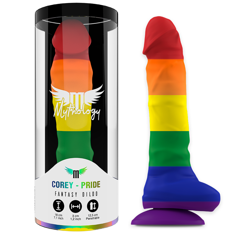 Dildo MYTHOLOGY COREY PRIDE M s přísavkou