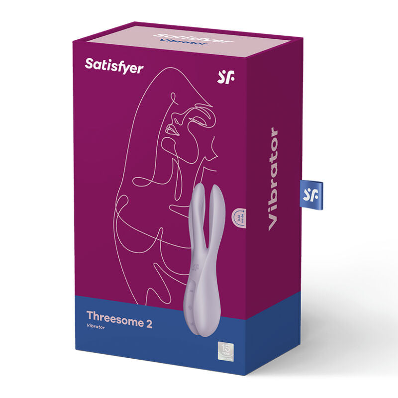 Vibrátor Satisfyer Threesome 2 černý 3 ramena