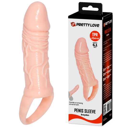 Silikonový návlek na penis PRETTY LOVE BREYDEN