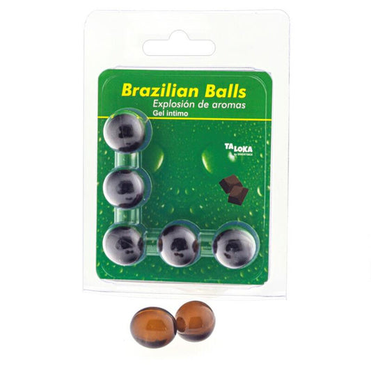 Taloka - Intimní gel 5 Brazilian Balls s čokoládovou vůní