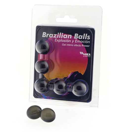 Vzrušující lubrikační gel 5 Brazilian Balls Power Effect