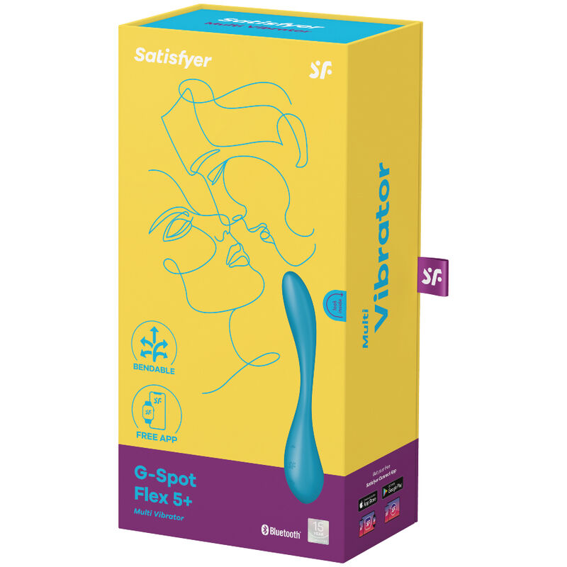 Multivibrátor Satisfyer G-Spot Flex 5 modrý