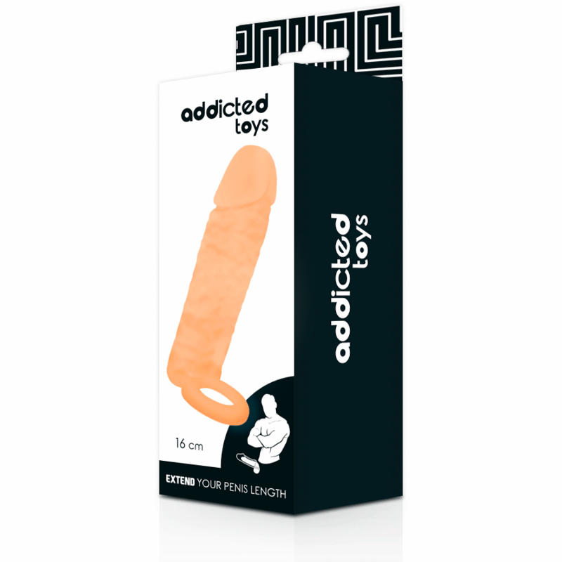 Návlek na penis ADDICTED TOYS pro prodloužení 16 cm