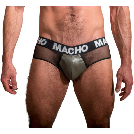 Pánské slipy MACHO SHADES FETISH černé XL