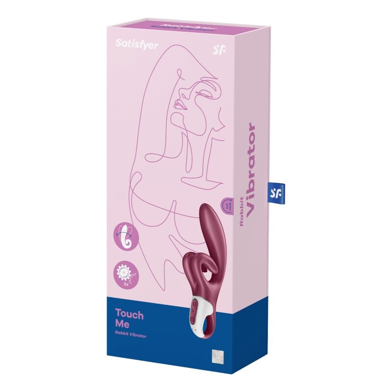 Satisfyer Touch Me - králíčkový vibrátor červený