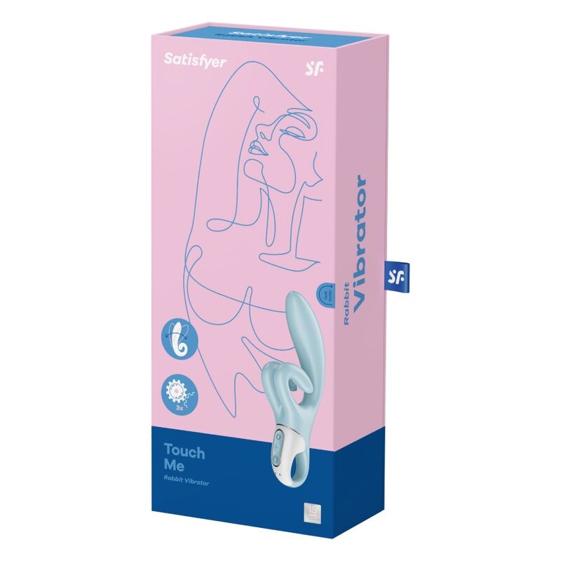 Satisfyer Touch Me - králíčkový vibrátor červený