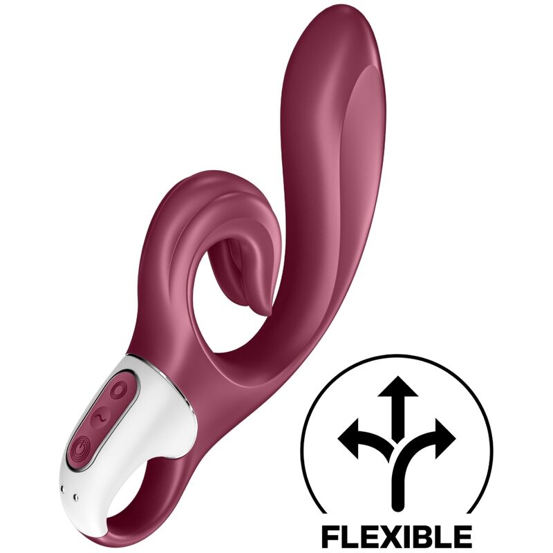 Vibrátor Satisfyer Love Me Rabbit dvoumorotový modrý