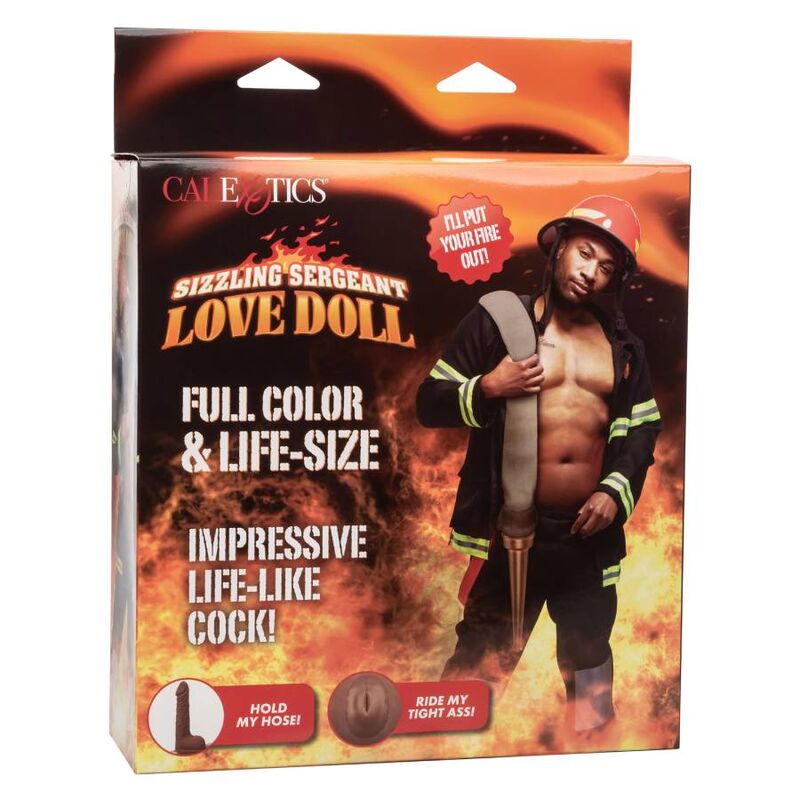 Nafukovací panna CALEXOTICS Sizzling Sergeant Love Doll