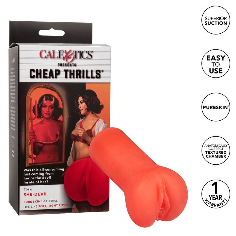 Masturbátor CALEXOTICS The She Devil Pure Skin