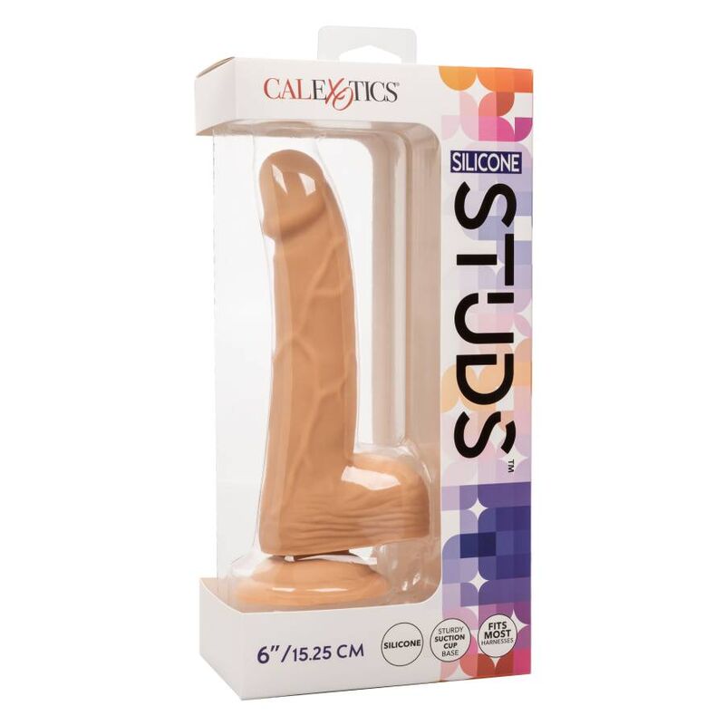 Silikonové dildo CalExotics 15,24 cm s přísavkou