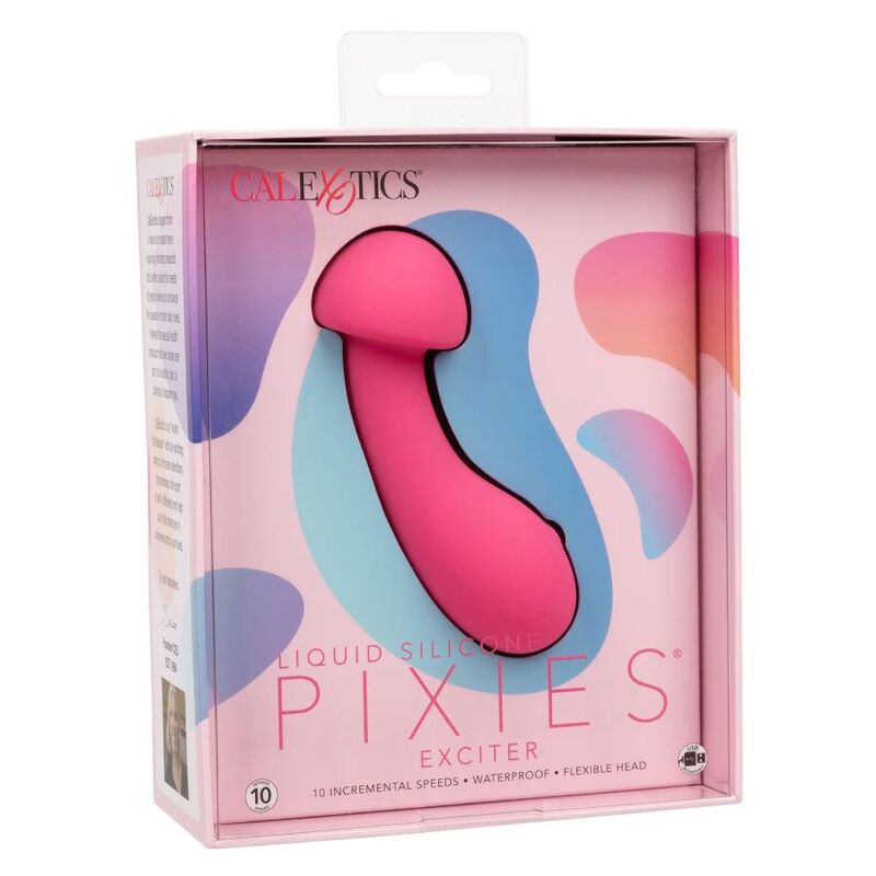 Vibrační masážní hlavice CalExotics Pixies Exciter růžová