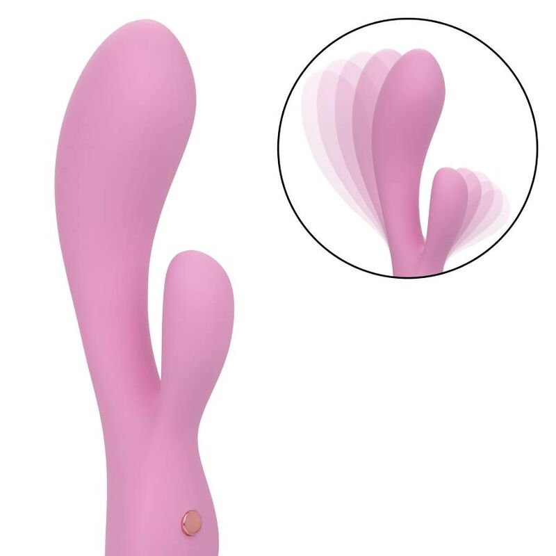 CALEXOTICS Contour Zoie růžový duální vibrátor