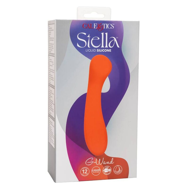 CALEXOTICS Stella G-Wand oranžový silikonový vibrátor