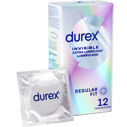 Kondomy Durex Invisible Extra lubrikované (12 ks)