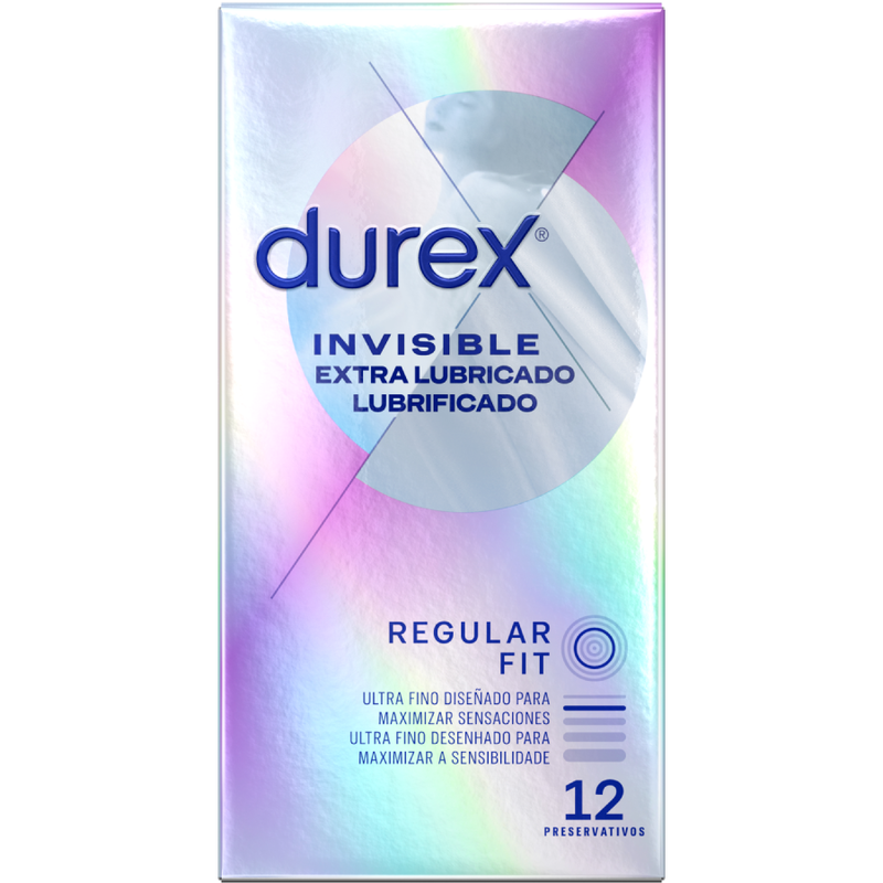 Kondomy Durex Invisible Extra lubrikované (12 ks)