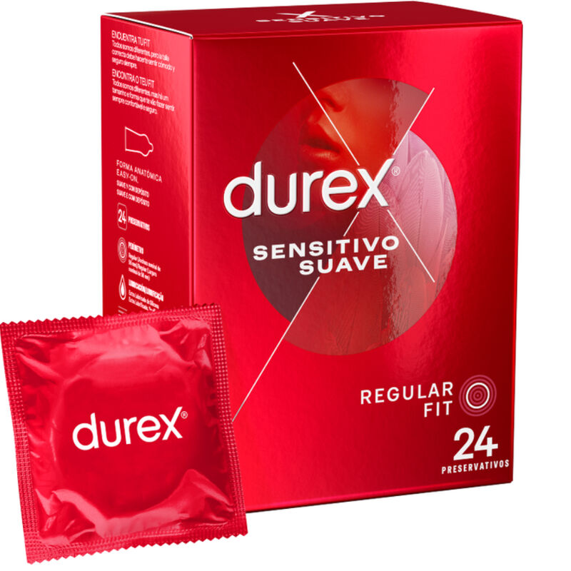 Kondomy Durex Sensitive Soft 24 ks tenké a citlivé