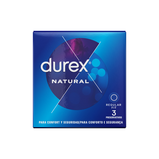 Kondomy Durex Natural Comfort s anatomickým tvarem 3 ks