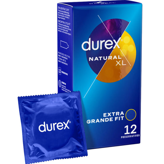 Kondomy Durex Natural XL (60 mm, 12 ks)