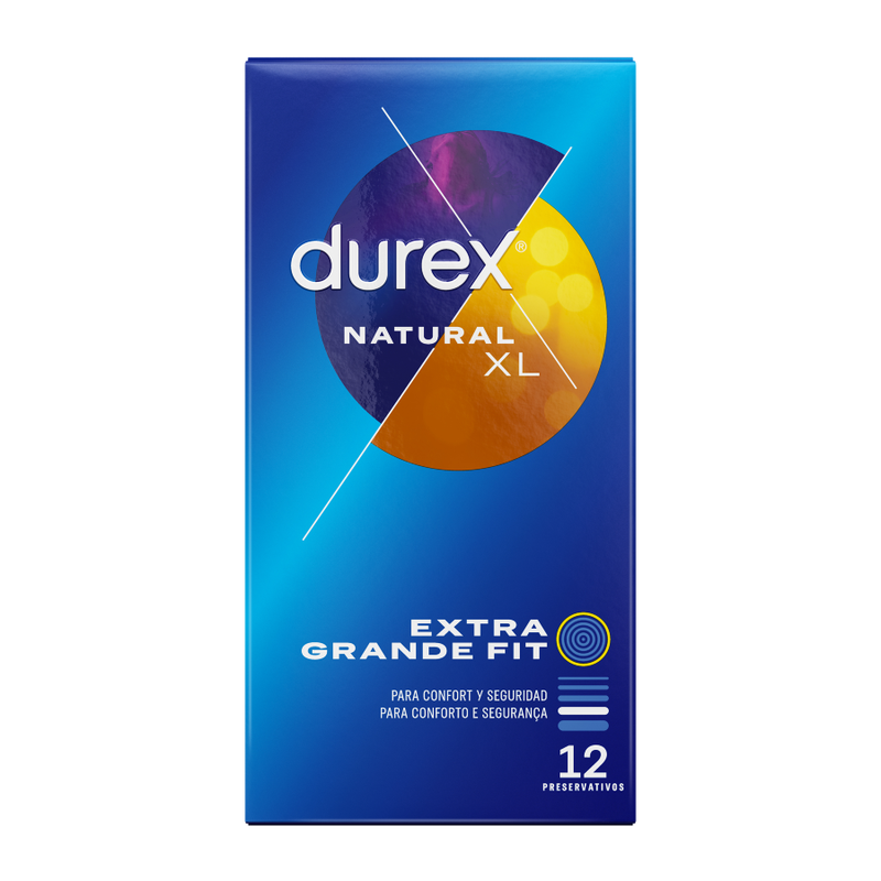 Kondomy Durex Natural XL (60 mm, 12 ks)