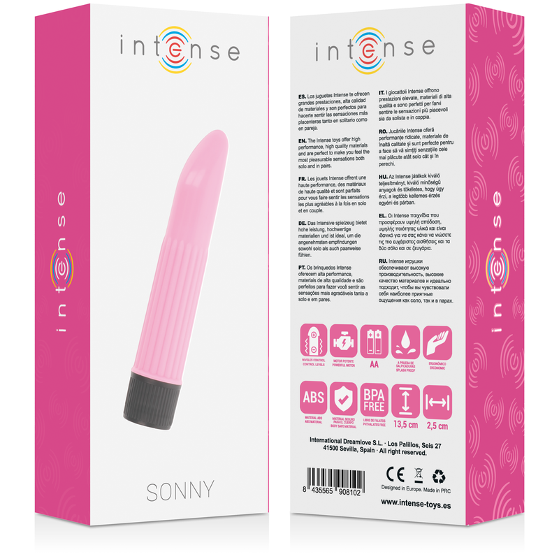 Vibrátor Sonny Pink Intense 13,5 cm, 1 režim