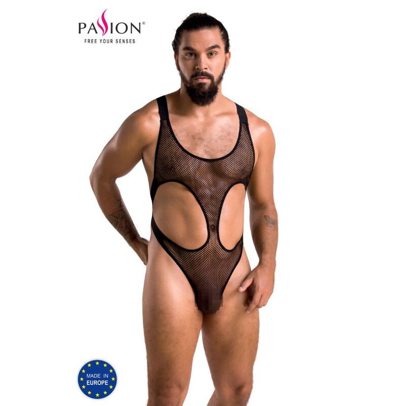 Body PASSION LEON černé S/M