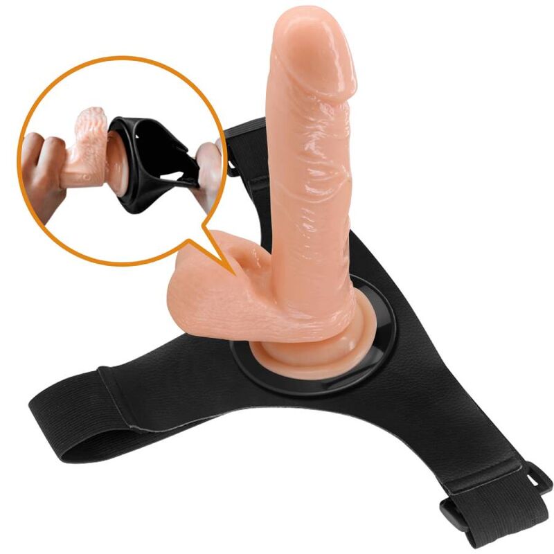 Strap-on dildo s univerzálním postrojem Pretty Love