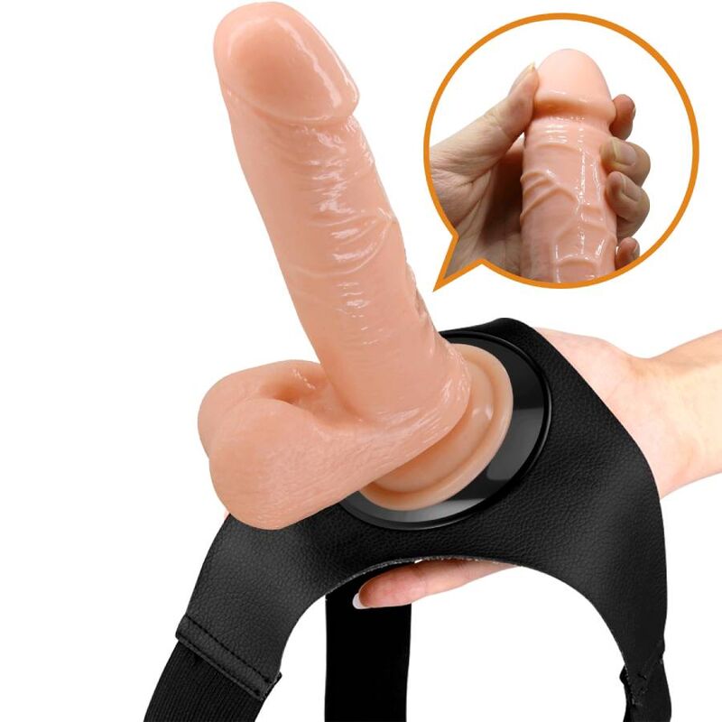 Strap-on dildo s univerzálním postrojem Pretty Love