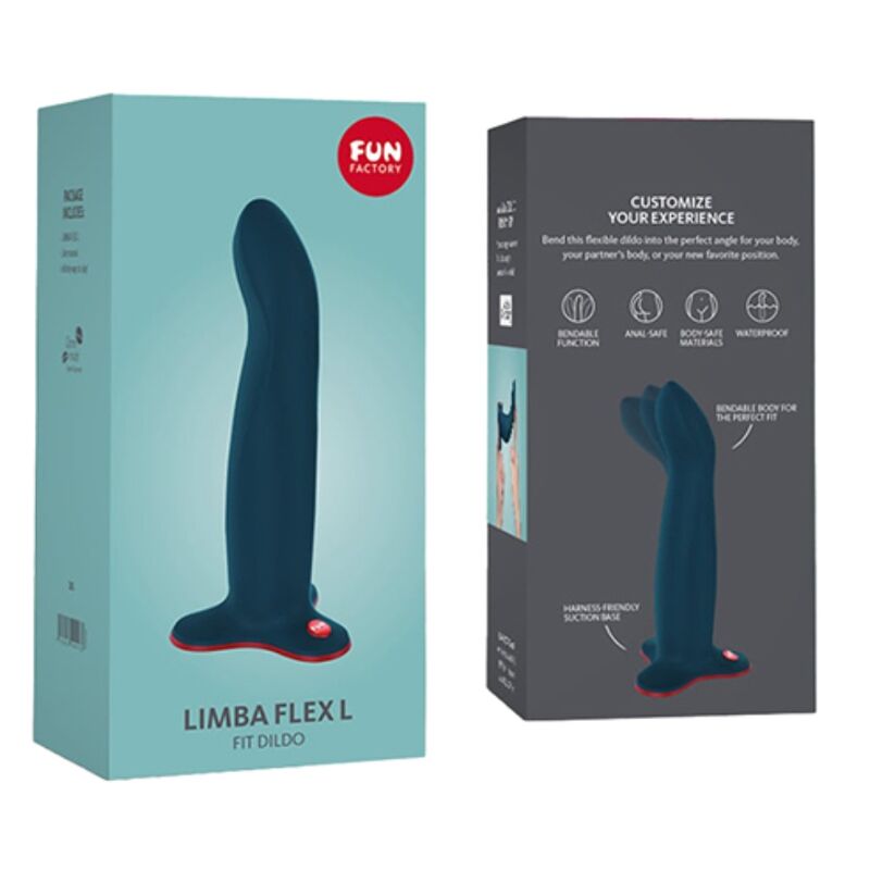 FUN FACTORY LIMBA FLEX L ohebné dildo modré