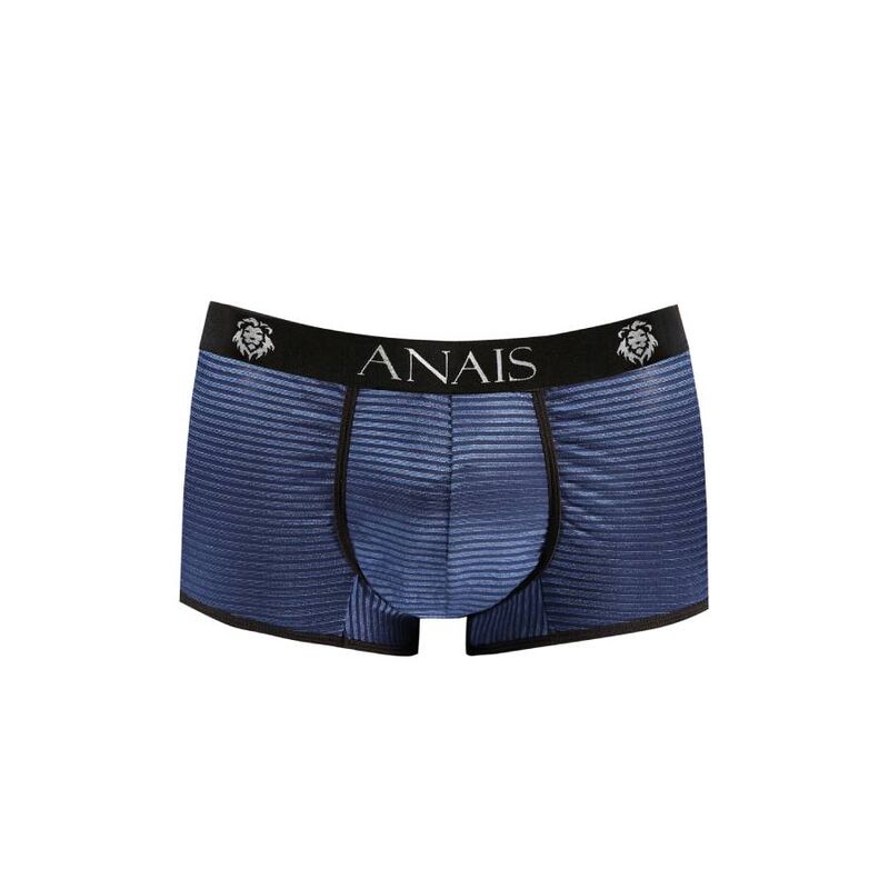 ANAIS MEN - NAVAL BOXER S - Černé tanga s proužky