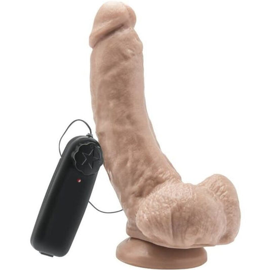 Realistické dildo Get Real 20,5 cm s varlaty, vibrační