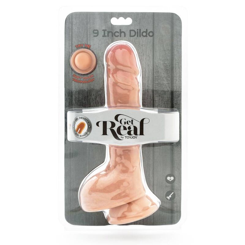 Realistické dildo Get Real Dual Density 25,5 cm