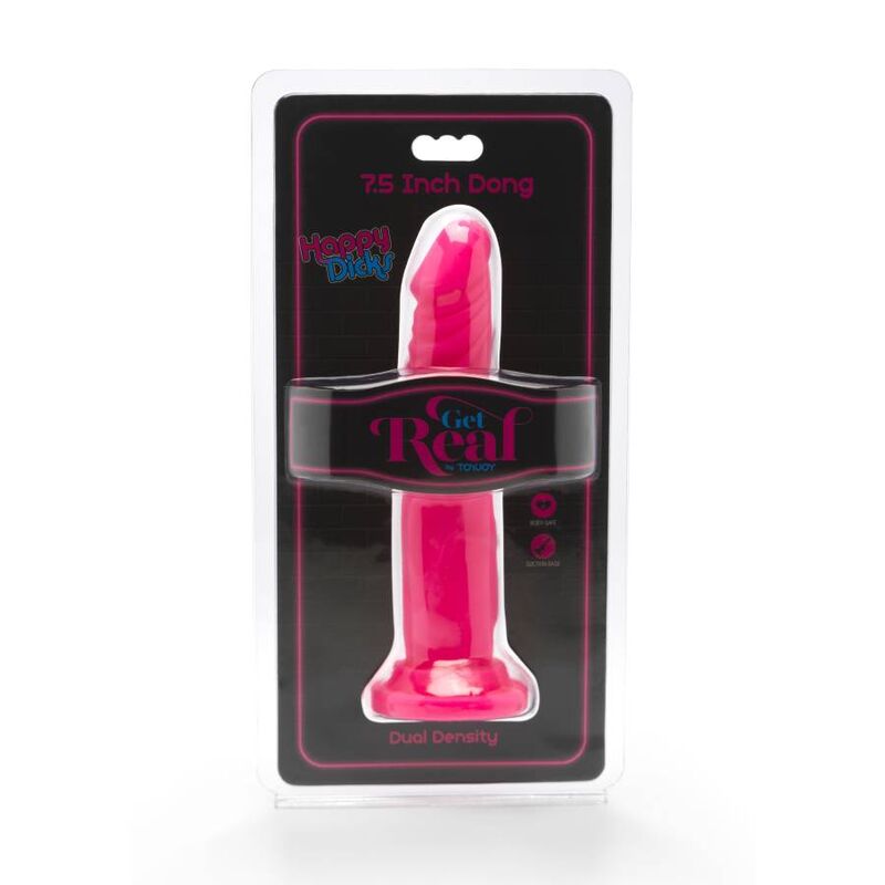 Realistické dildo Happy Dicks 19 cm růžové