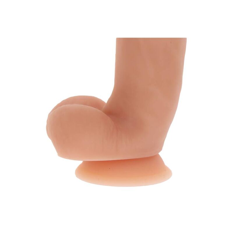 Realistický silikonový dildo Get Real 18 cm s varlaty