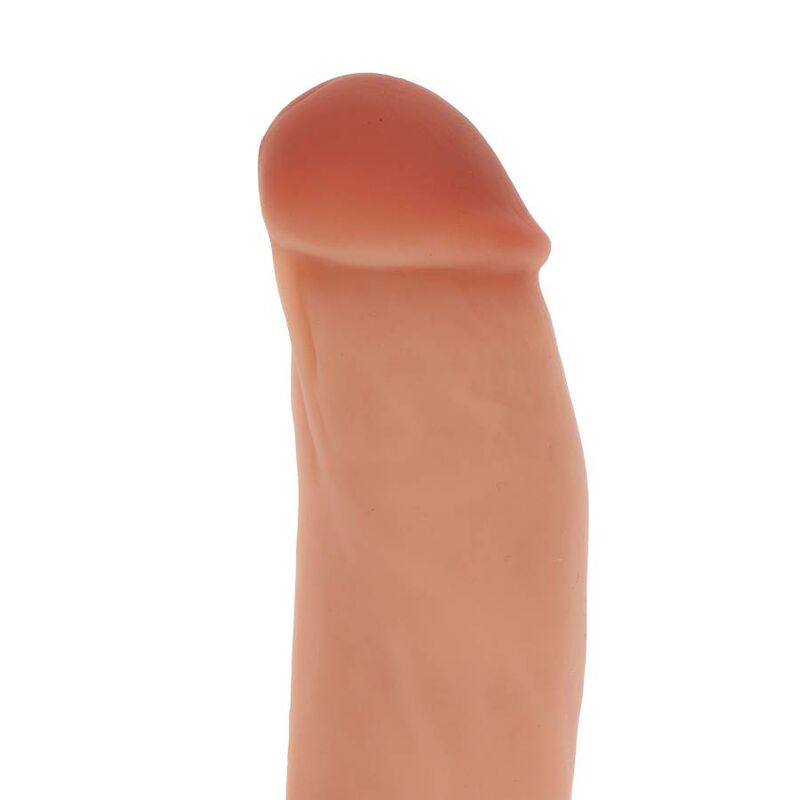 Realistický silikonový dildo Get Real 18 cm s varlaty