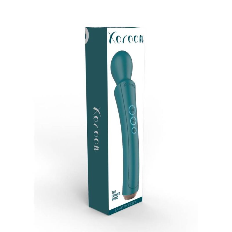 XOCOON Curved Wand masážní vibrátor zelený