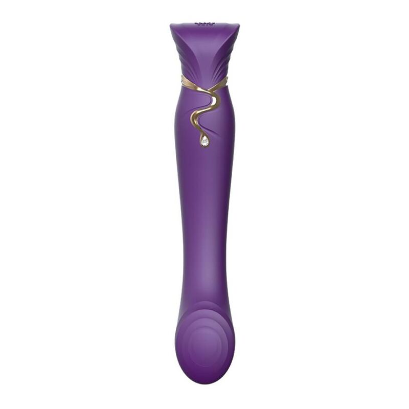 ZALO Queen G-spot PulseWave vibrátor fialový