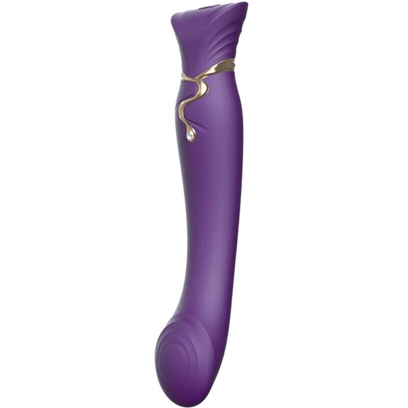 ZALO Queen G-spot PulseWave vibrátor fialový