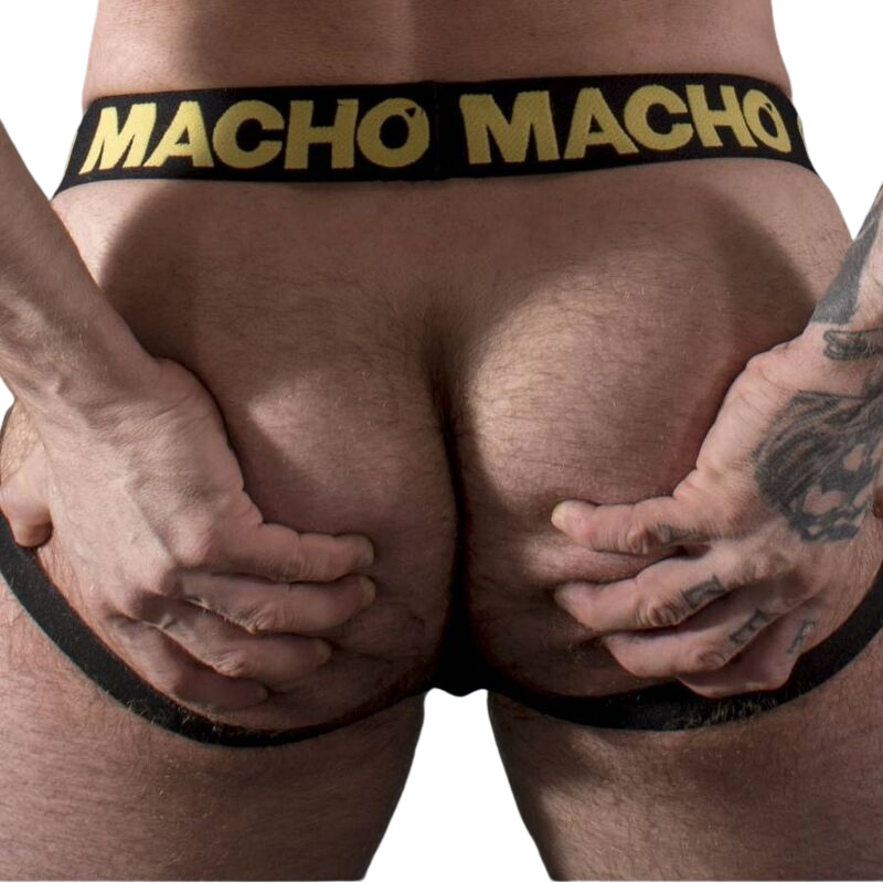 Pánské jockstrapy MACHO MX25AC žluté (vel. S)