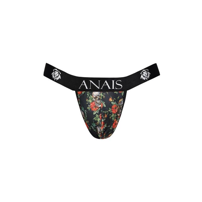 ANAIS MEN POWER jockstrap s potiskem růží a lebek