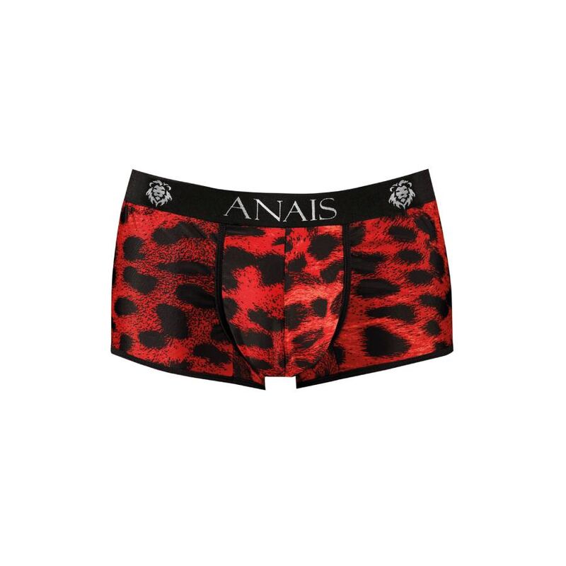 ANAIS MEN SAVAGE BOXER - červené boxerky se zvířecím vzorem