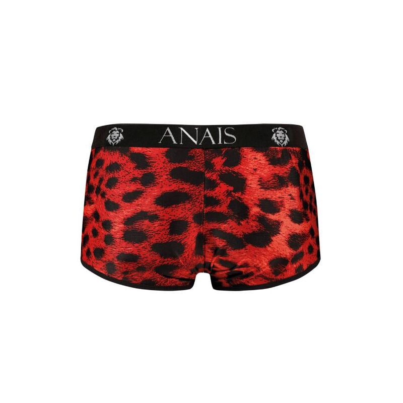 ANAIS MEN SAVAGE BOXER - červené boxerky se zvířecím vzorem