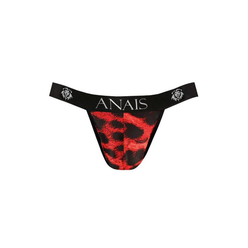 ANAIS MEN SAVAGE Jockstrap červený se zvířecím vzorem