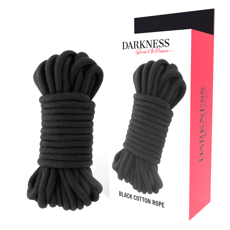 DARKNESS japonské lano na bondage 5 m černé