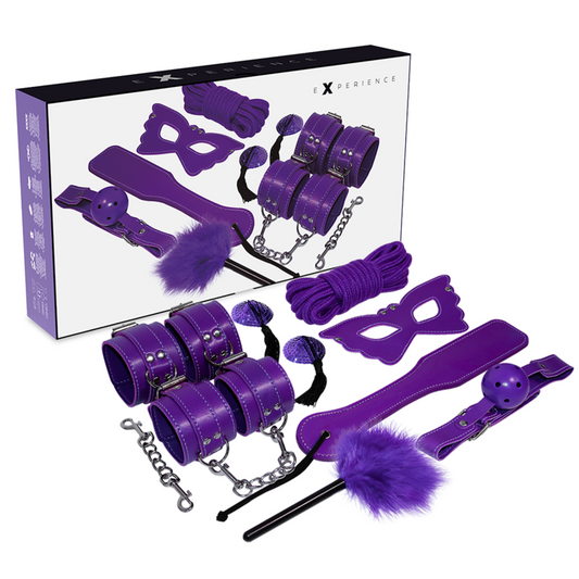 BDSM sada Experience Purple Series - 8 dílů