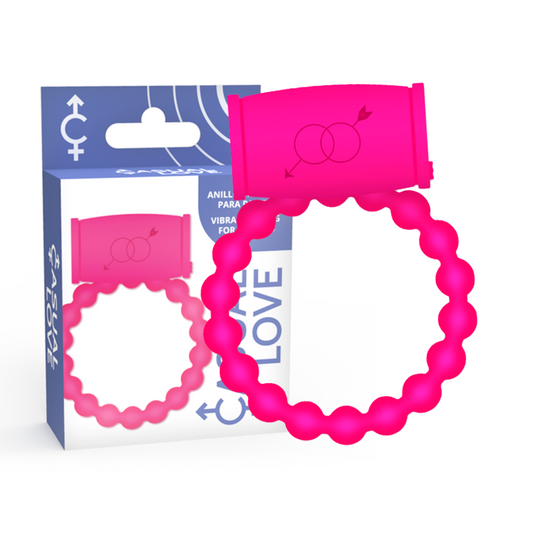 Erotický kroužek CASUAL LOVE RING 25 PINK silikonový