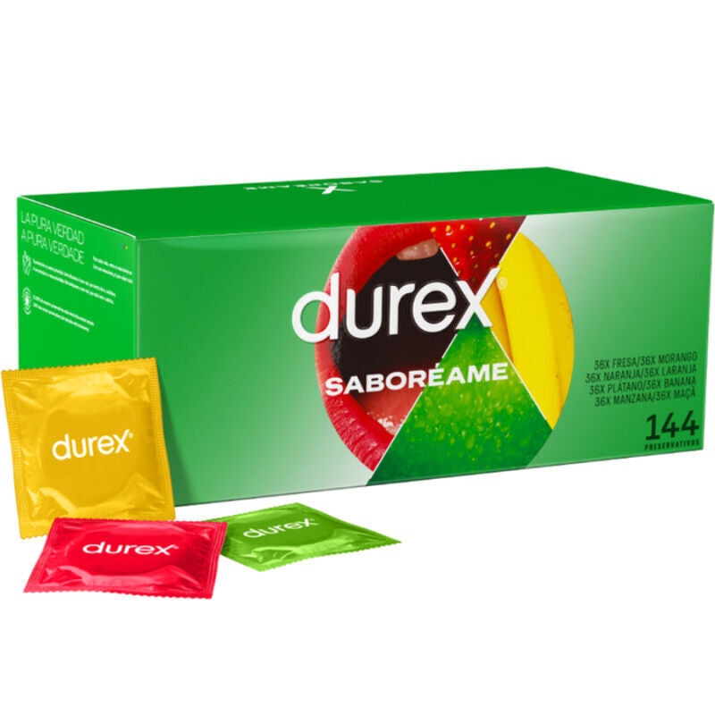 Durex Pleasure Fruits kondomy ovocné (144 ks)