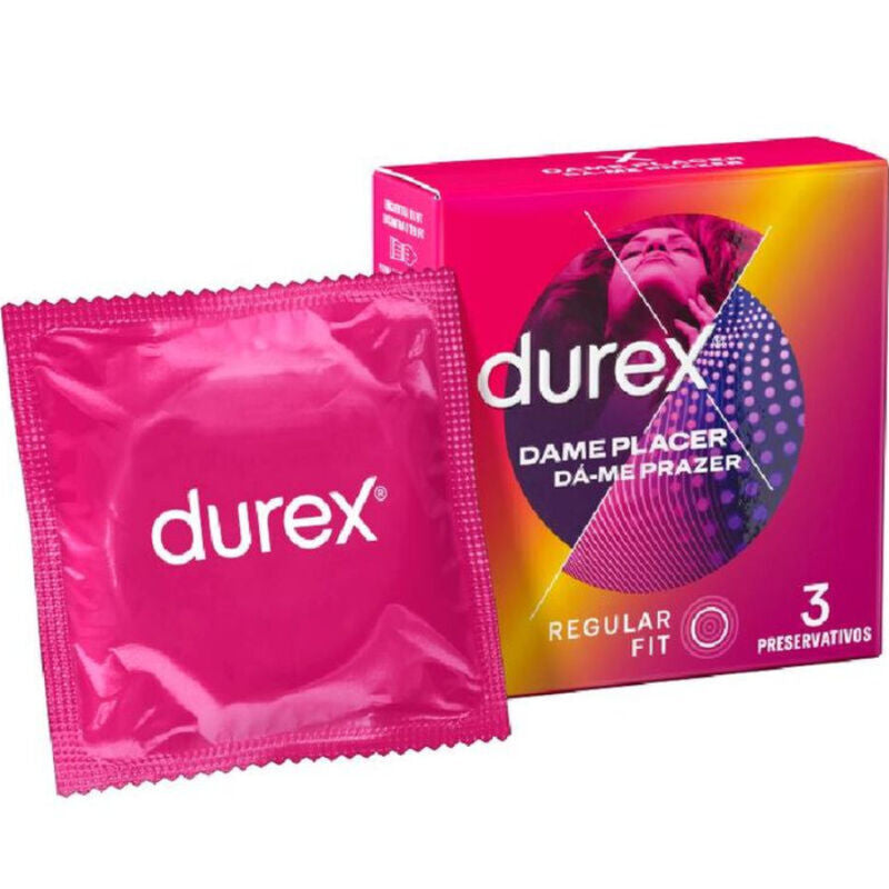 Kondom Durex Dame Placer s výstupky 3 ks