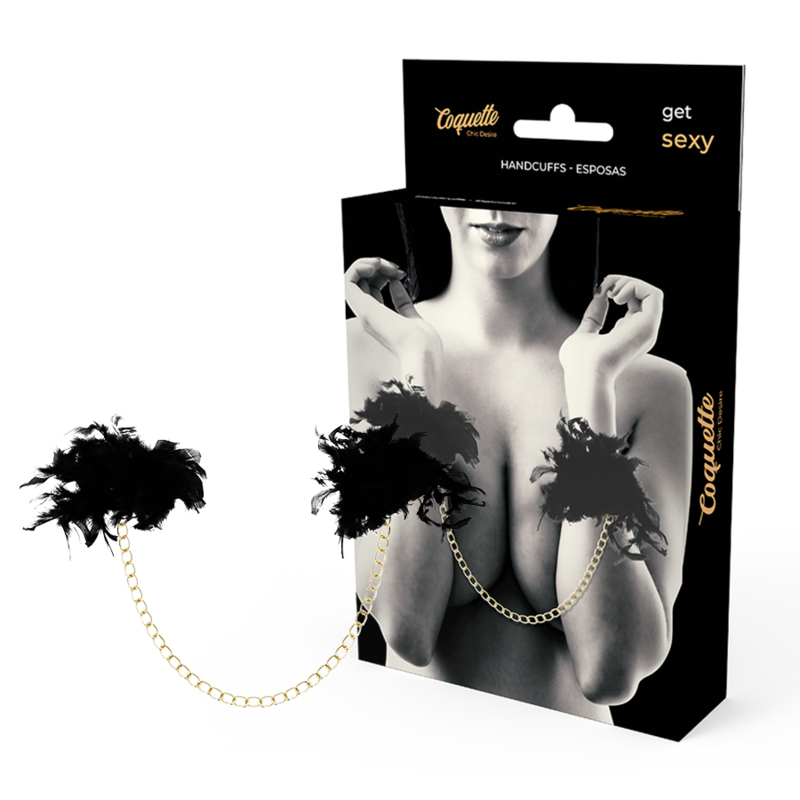 Kovová pouta COQUETTE CHIC DESIRE - HANDCUFFS DELUXE