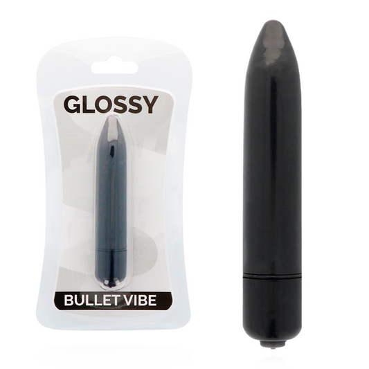 GLOSSY - Tenký vibrační stimulátor černý